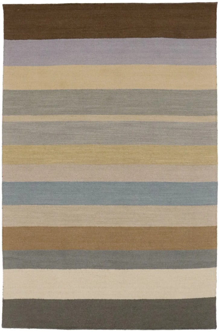 Multicolored Stripes 5X8 Hand-Tufted Modern Rug: Title: Multicolored Stripes 5X8 Hand-Tufted Modern Rug Description:Hand-Tufted Multicolored Stripes 5X8 Hand-Tufted Modern Rug Kids Bedroom Carpet Materials: Wool Dimensions:5'0 X 8'0 Ft Reserve: $25