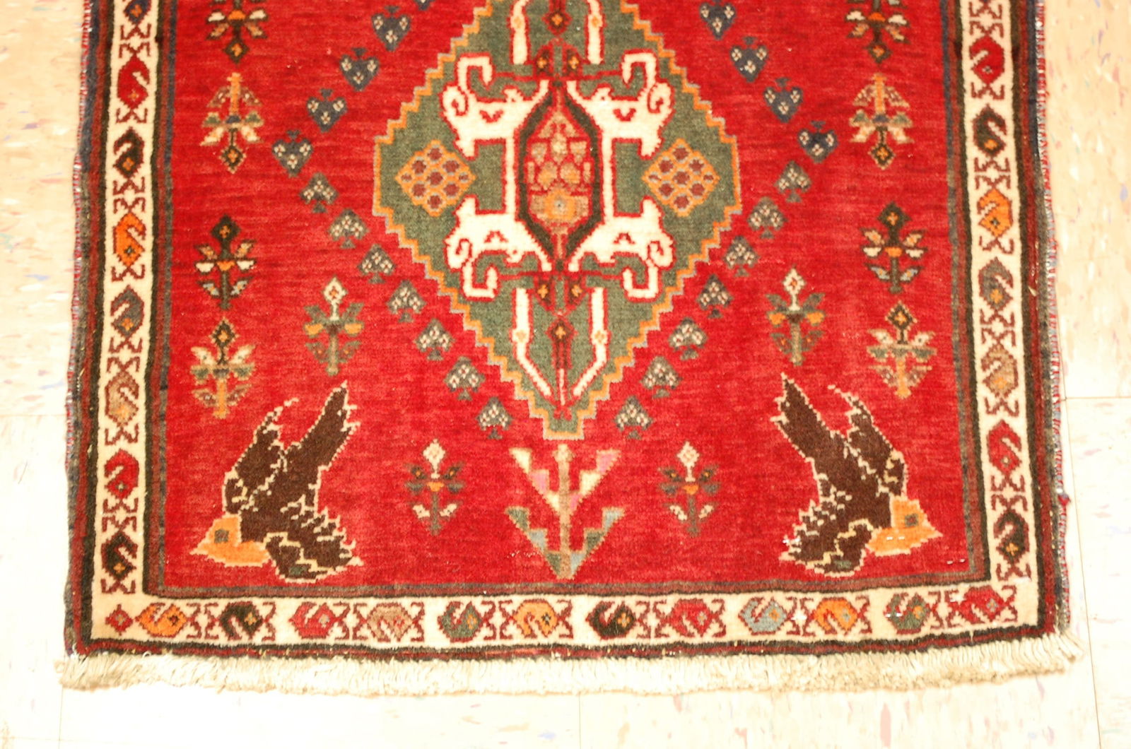 Persian SHIRAZ RUG 2' x 2'1" - 2