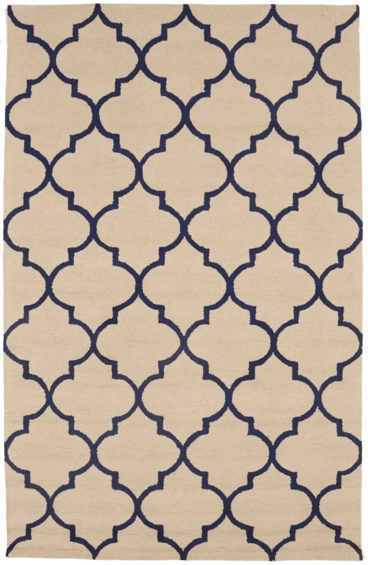 Cream Trellis 5X8 Hand-Tufted Modern Rug: Title: Cream Trellis 5X8 Hand-Tufted Modern RugDescription:Hand-Tufted Modern Rug Trellis 5X8 Contemporary Design Wool Studio Decor CarpetMaterials: WoolDimensions:5'0 X 8'0 Ft Reserve: $254.00 