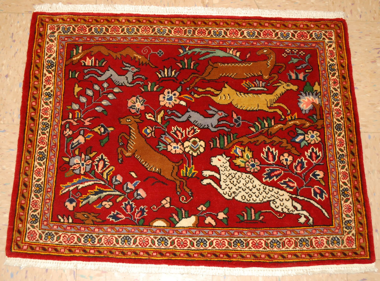 Persian Tabriz Rug 2'1" X 2'9" - 2