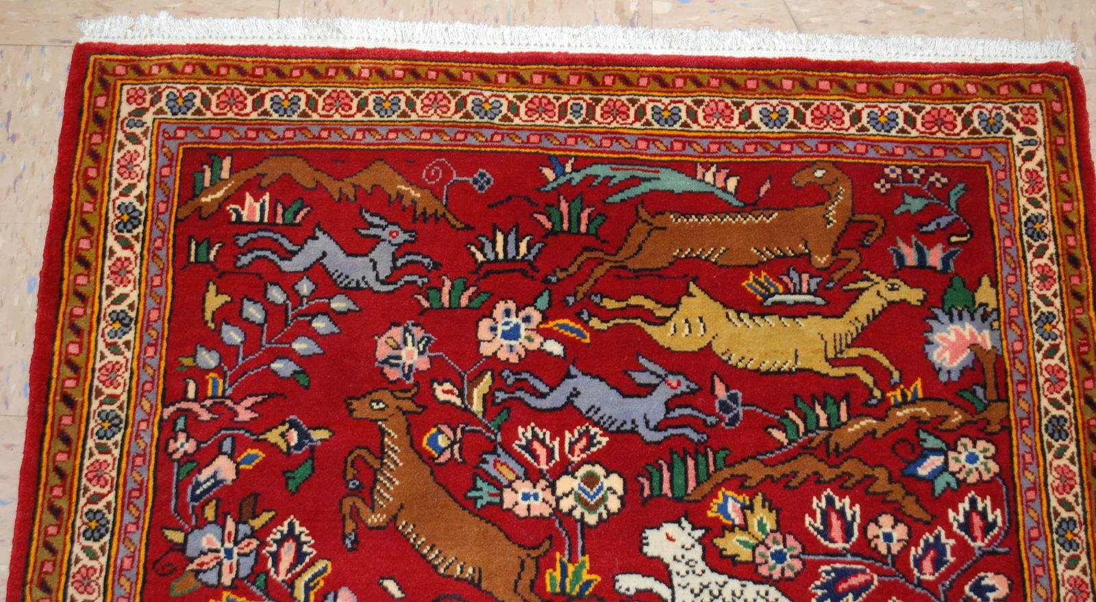 Persian Tabriz Rug 2'1" X 2'9" - 3