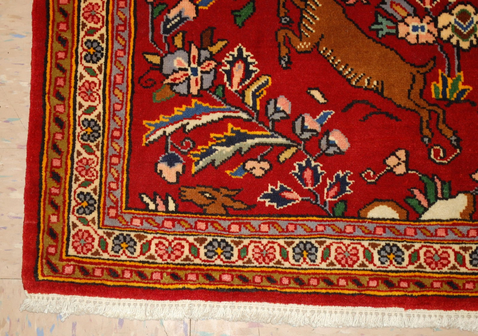 Persian Tabriz Rug 2'1" X 2'9" - 6