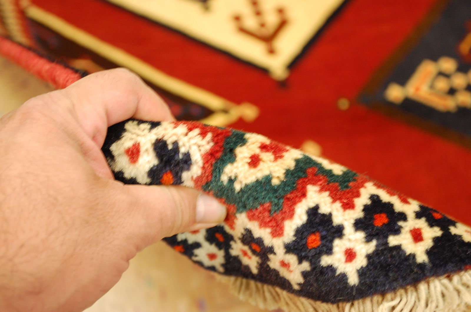 PERSIAN SHIRAZ RUG 2'4" X 5'1" - 7