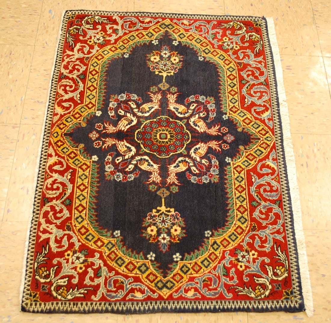 PERSIAN KESHAN RUG 2'3"x3'3" - 7