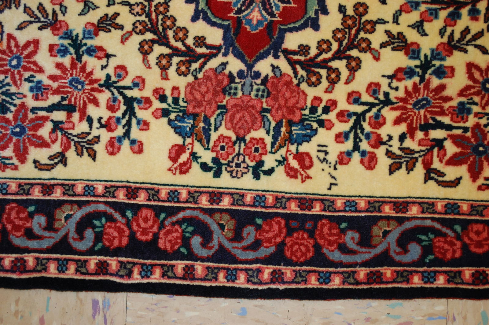 Persian BEJAR RUG 2'4" x 2'10" - 12