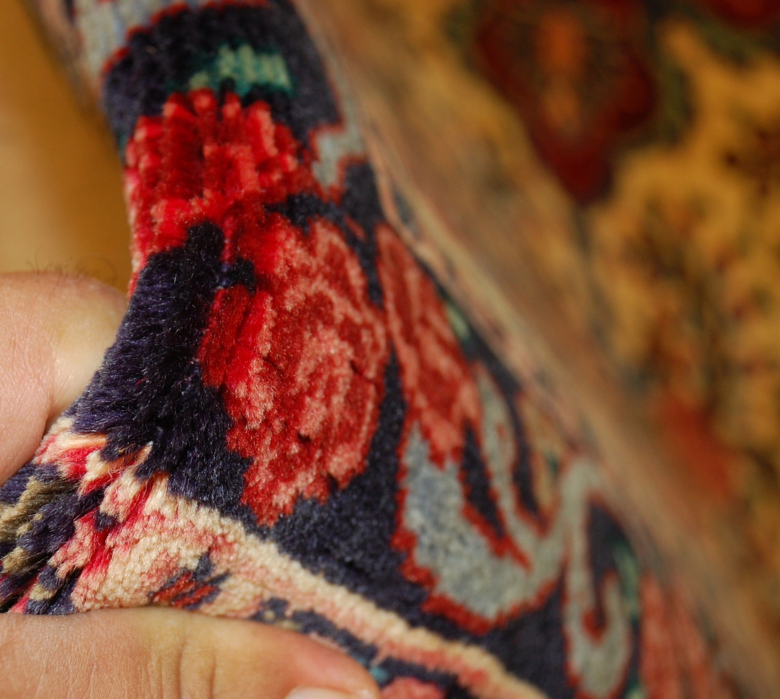 Persian BEJAR RUG 2'4" x 2'10" - 14