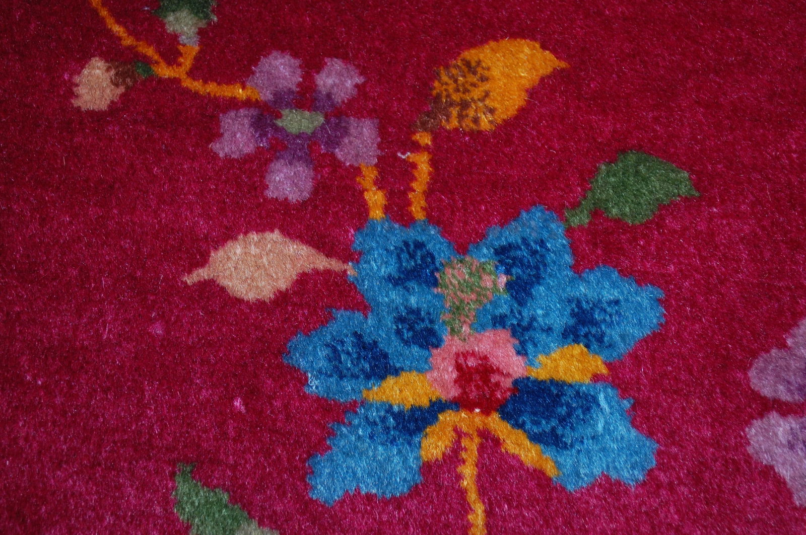 c1920s ANTIQUE ART DECO WALTER NICHOLS CHINESE RUG 4'1" x 6'8" - 18