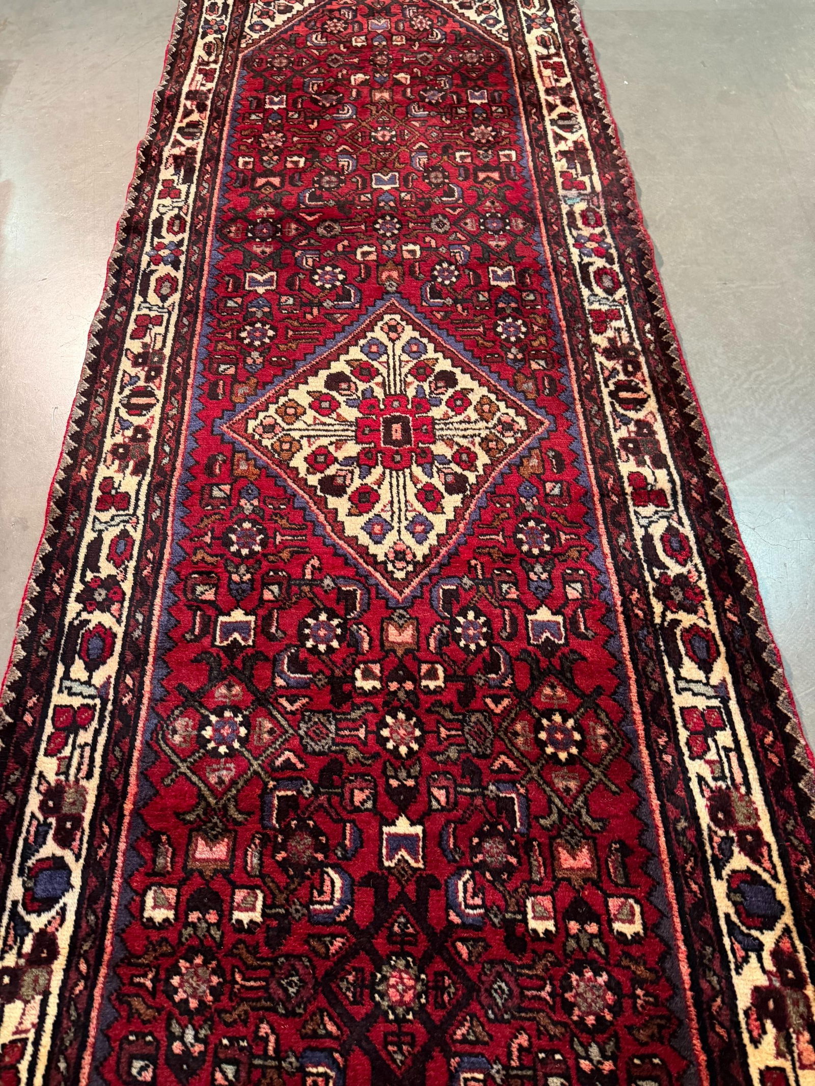 Persian Hamedan Runner 3.4x10 - 2