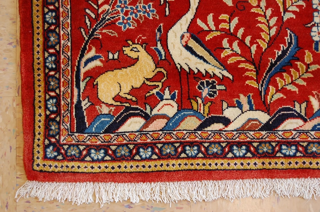 Persian SARUK RUG 2'8" x 3'2" - 3