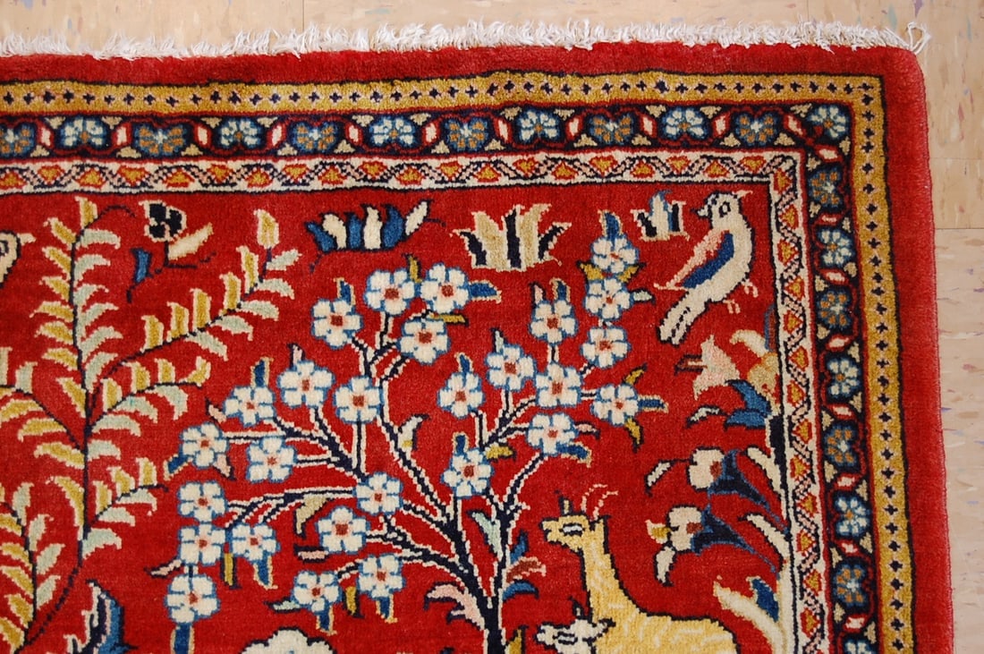 Persian SARUK RUG 2'8" x 3'2" - 4