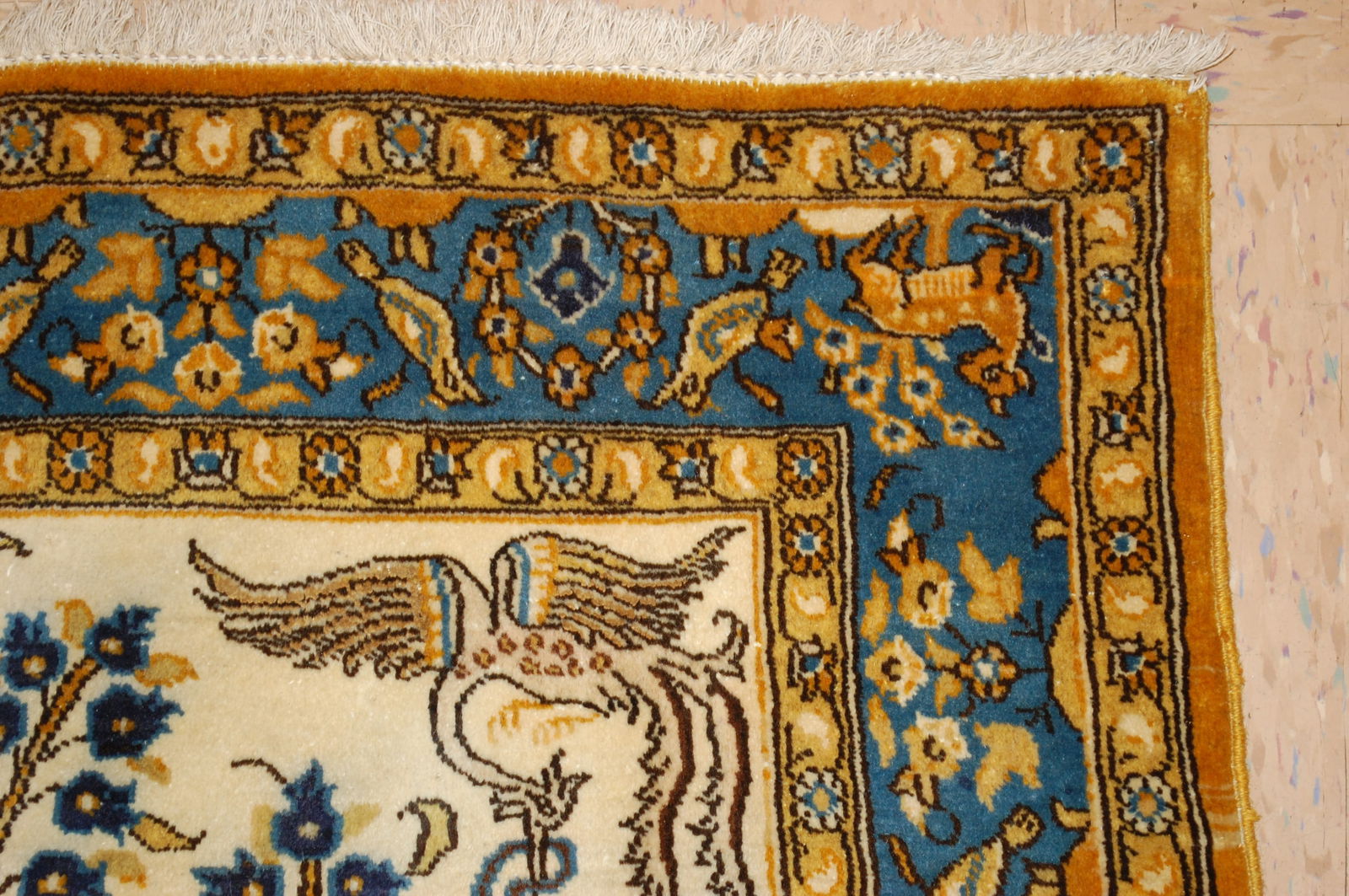 Persian QUME RUG 2'7" x 4'3" - 5