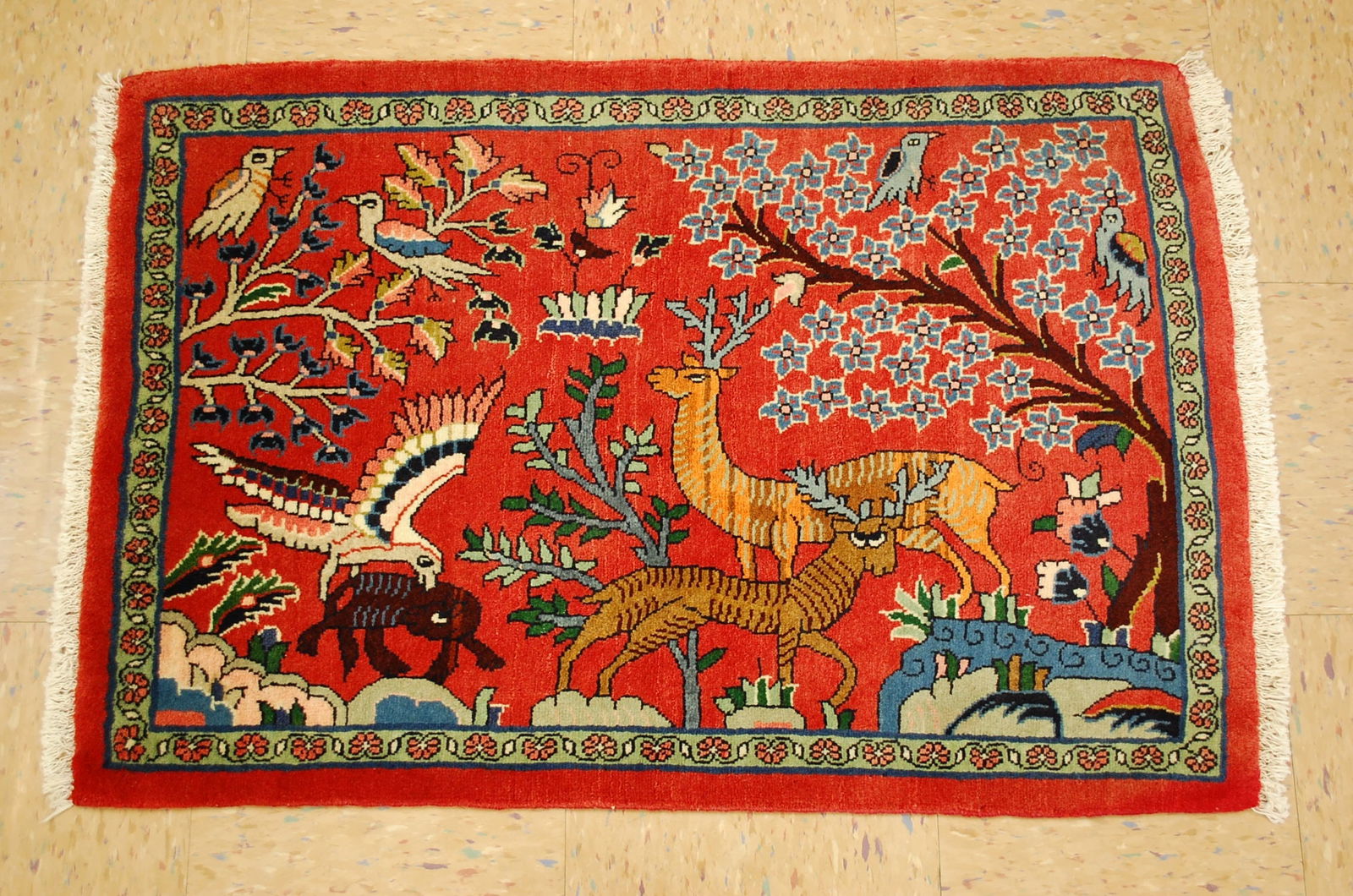 PERSIAN BIJAR RUG 2' 2" x 3' 2" - 2