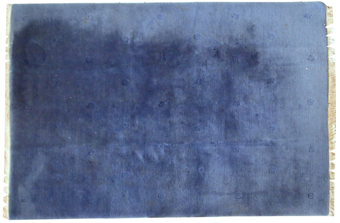 Handmade vintage Tibetan Khaden rug 5.7' x 7.7' (173cm x 235cm) 1970s - 2