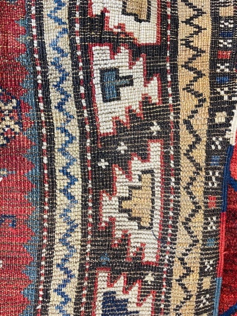 Early Dated 1882 Kazak Caucasian Rug-5057 - 8