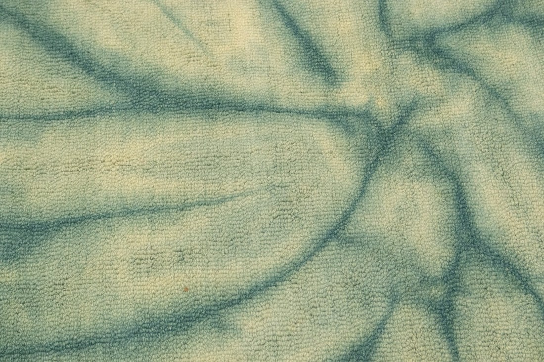 Green Tie-Dye 5X8 Hand-Tufted Modern Rug - 10