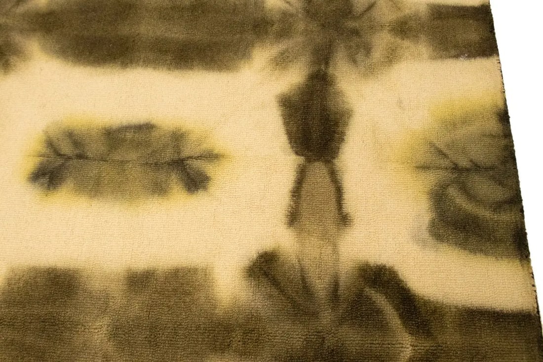 Brown & Cream Tie-Dye 5X8 Hand-Tufted Modern Rug - 10