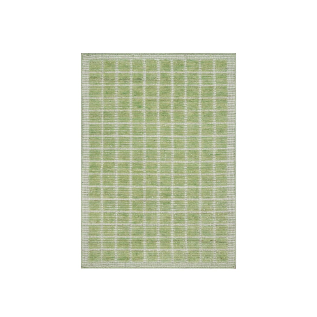 Lily Green Modern Plain Decor Box Design Pure Wool Loomed Knotted Rug: Title: Lily Green Modern Plain Decor Box Design Pure Wool Loomed Knotted RugDescription: This is a truly genuine one-of-a-kind. It has been Knotted for months and months in the centuries-old weaving