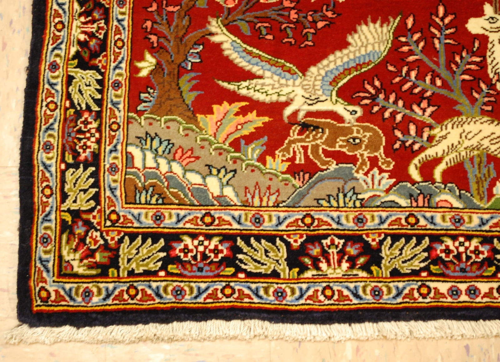 PERSIAN -KESHAN RUG 2'1" x 3'2" - 2