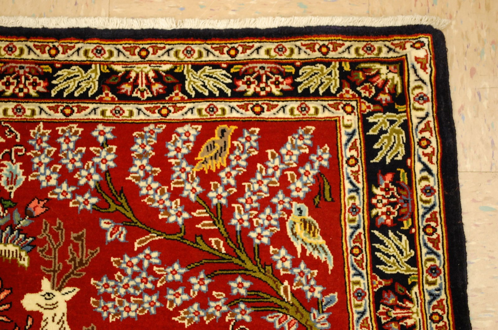 PERSIAN -KESHAN RUG 2'1" x 3'2" - 4