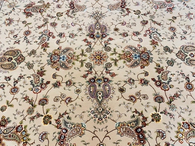 Sino Persian Silk and wool Tabriz rug-4779 - 3