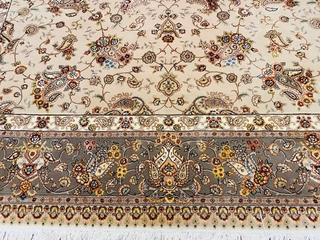 Sino Persian Silk and wool Tabriz rug-4779 - 4