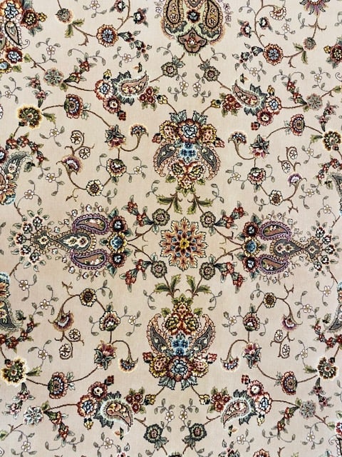 Sino Persian Silk and wool Tabriz rug-4779 - 7