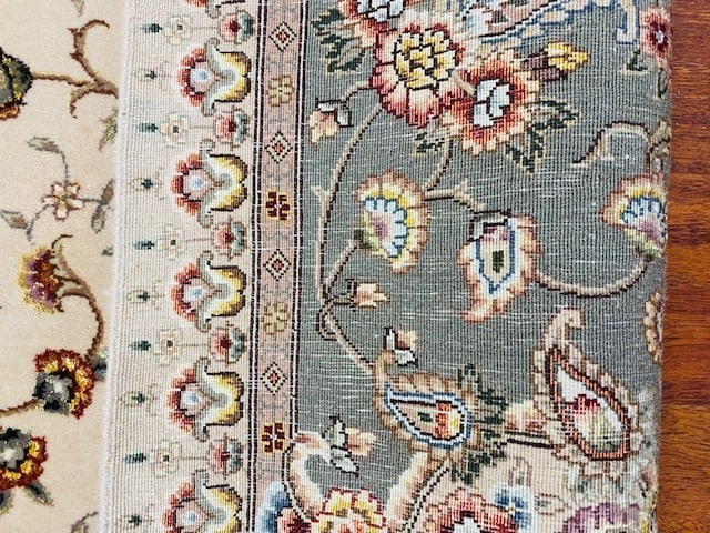 Sino Persian Silk and wool Tabriz rug-4779 - 9