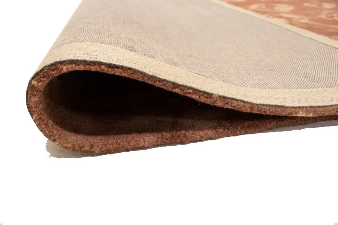 Rusty Brown Tie-Dye 5X8 Hand-Tufted Modern Rug - 13