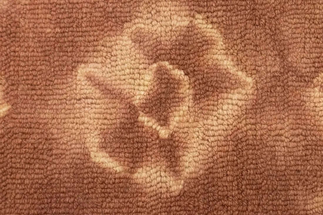 Rusty Brown Tie-Dye 5X8 Hand-Tufted Modern Rug - 7