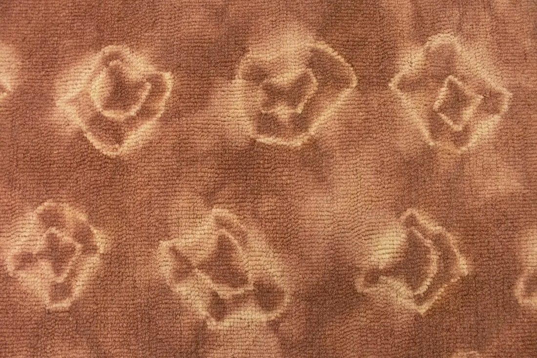 Rusty Brown Tie-Dye 5X8 Hand-Tufted Modern Rug - 8