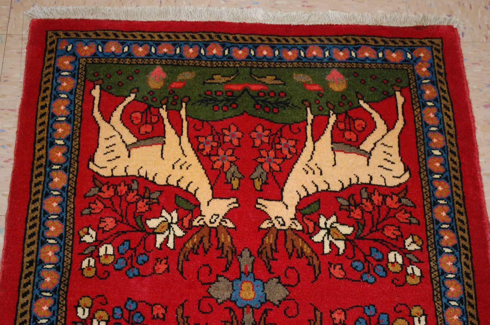 Persian BEJAR RUG 2'1" x 2'10" - 2