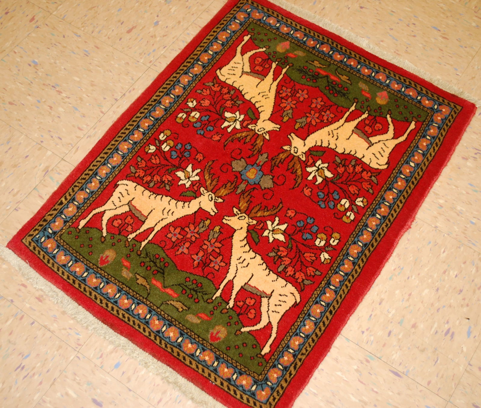 Persian BEJAR RUG 2'1" x 2'10" - 8