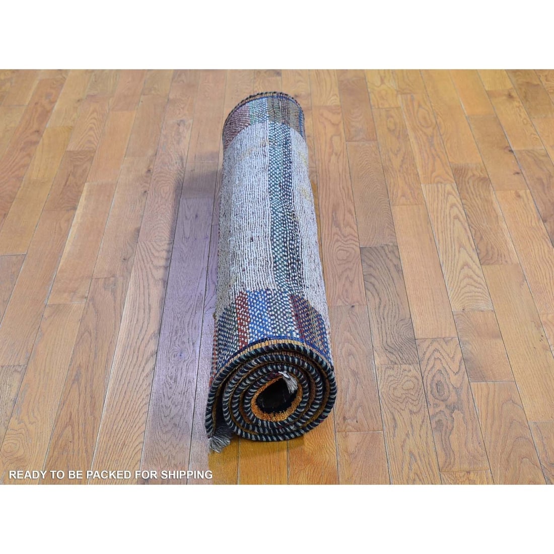 New Persian Gabbeh Organic Wool Multi-color Hand Knotted Oriental Rug - 5