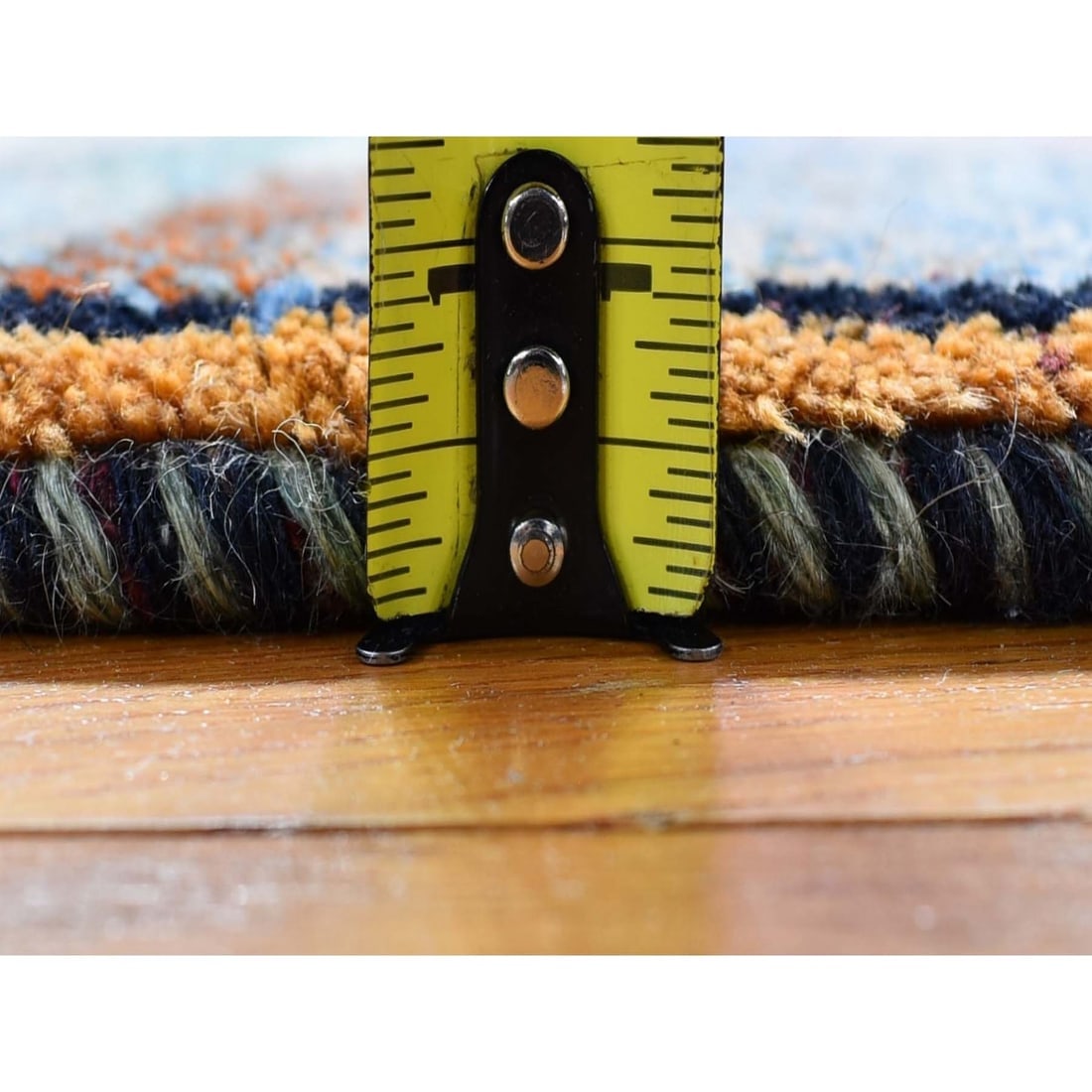 New Persian Gabbeh Organic Wool Multi-color Hand Knotted Oriental Rug - 6