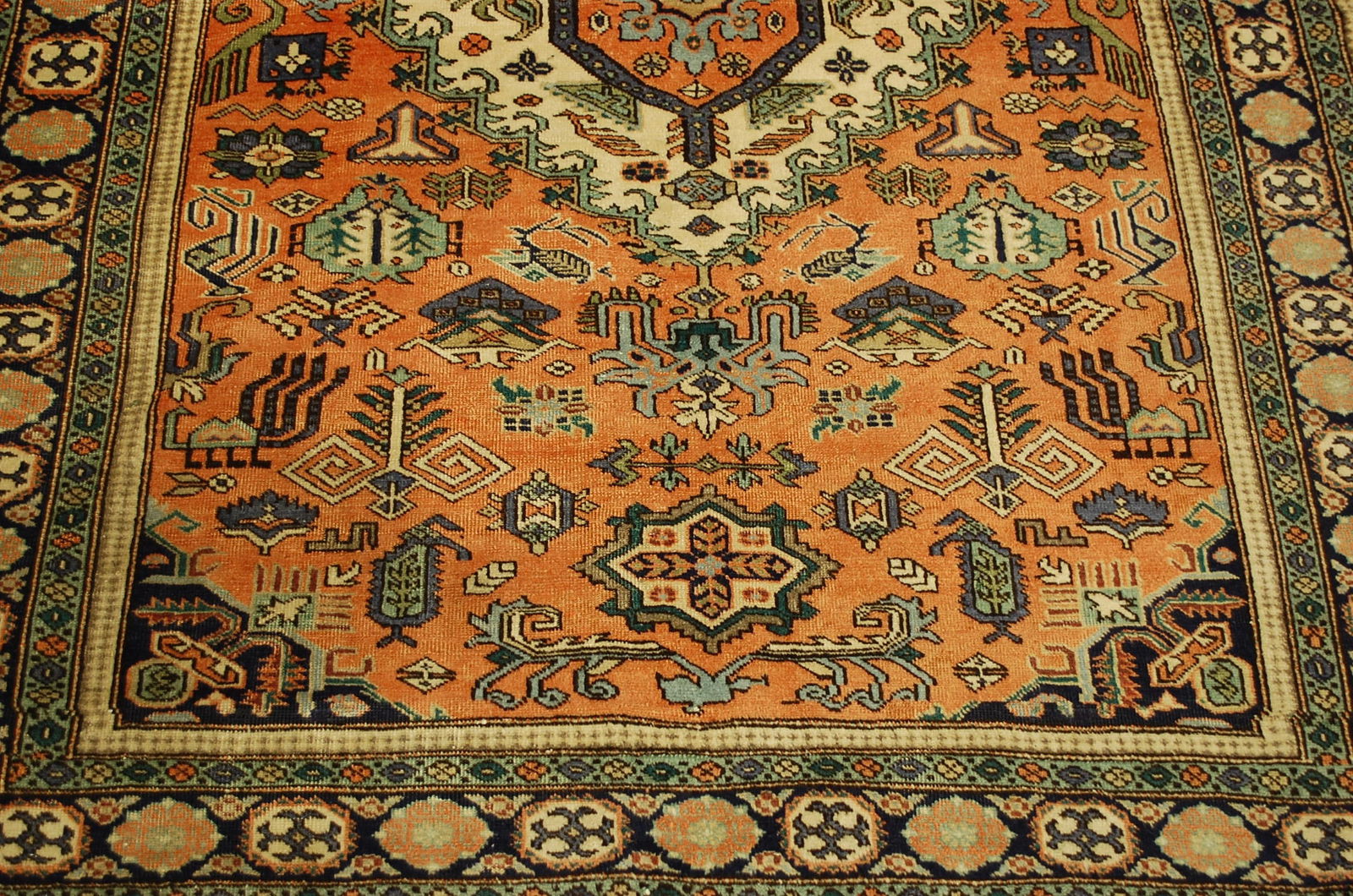ANTIQUE CAUCASIAN RUG 4.7x9.7 - 12