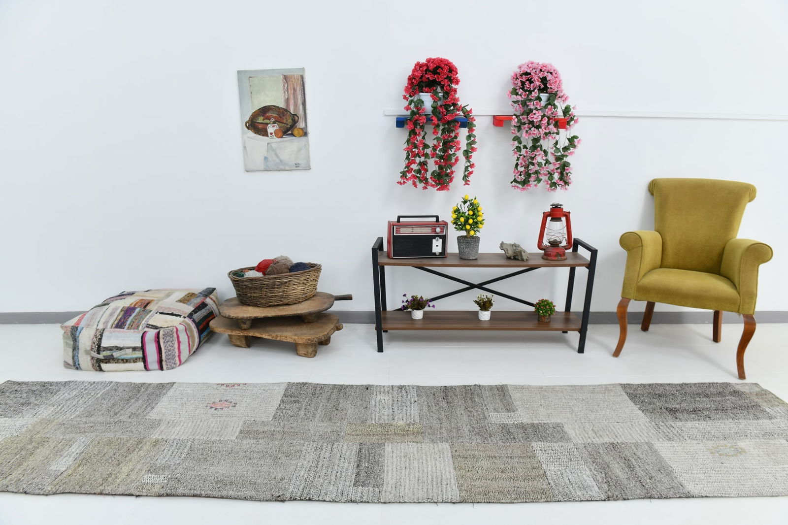 2'10'' x 12'3'' Turkish Flatweave Kilim Rug - 60834 - 17