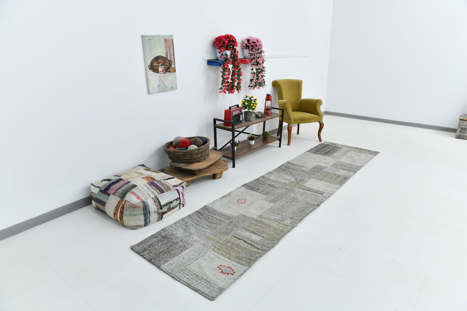 2'10'' x 12'3'' Turkish Flatweave Kilim Rug - 60834 - 18