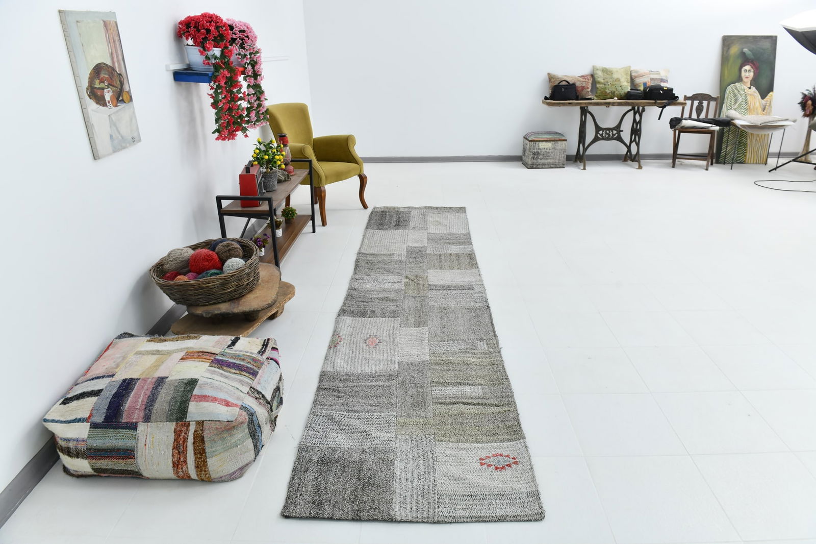 2'10'' x 12'3'' Turkish Flatweave Kilim Rug - 60834 - 19