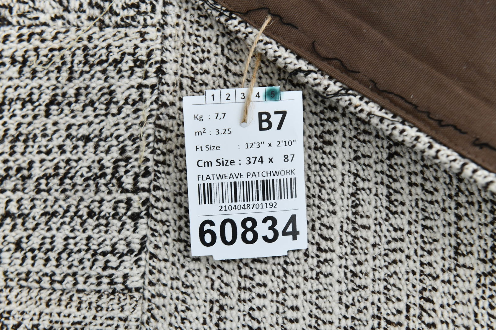 2'10'' x 12'3'' Turkish Flatweave Kilim Rug - 60834 - 20