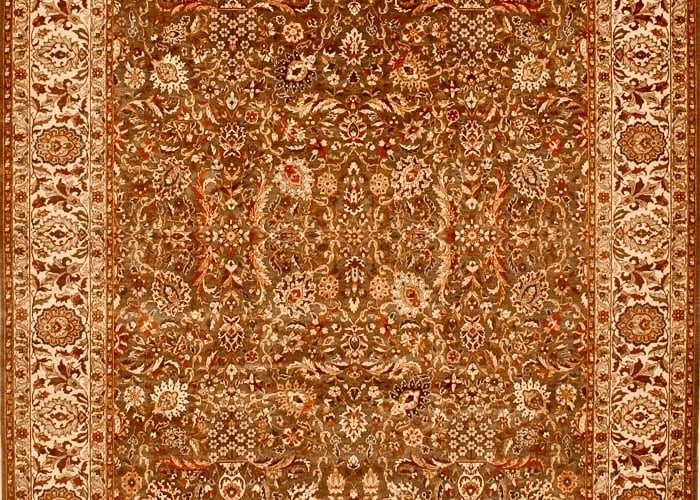 Hand Knotted Indo-Tabriz Rug 8'9"x11'8" Green Wool Oriental Carpet New - 3