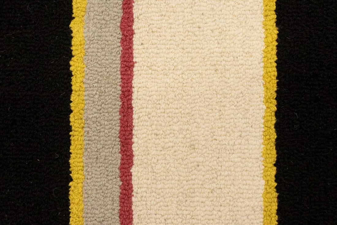 Multicolored Stripes 5X8 Hand-Tufted Modern Rug - 7