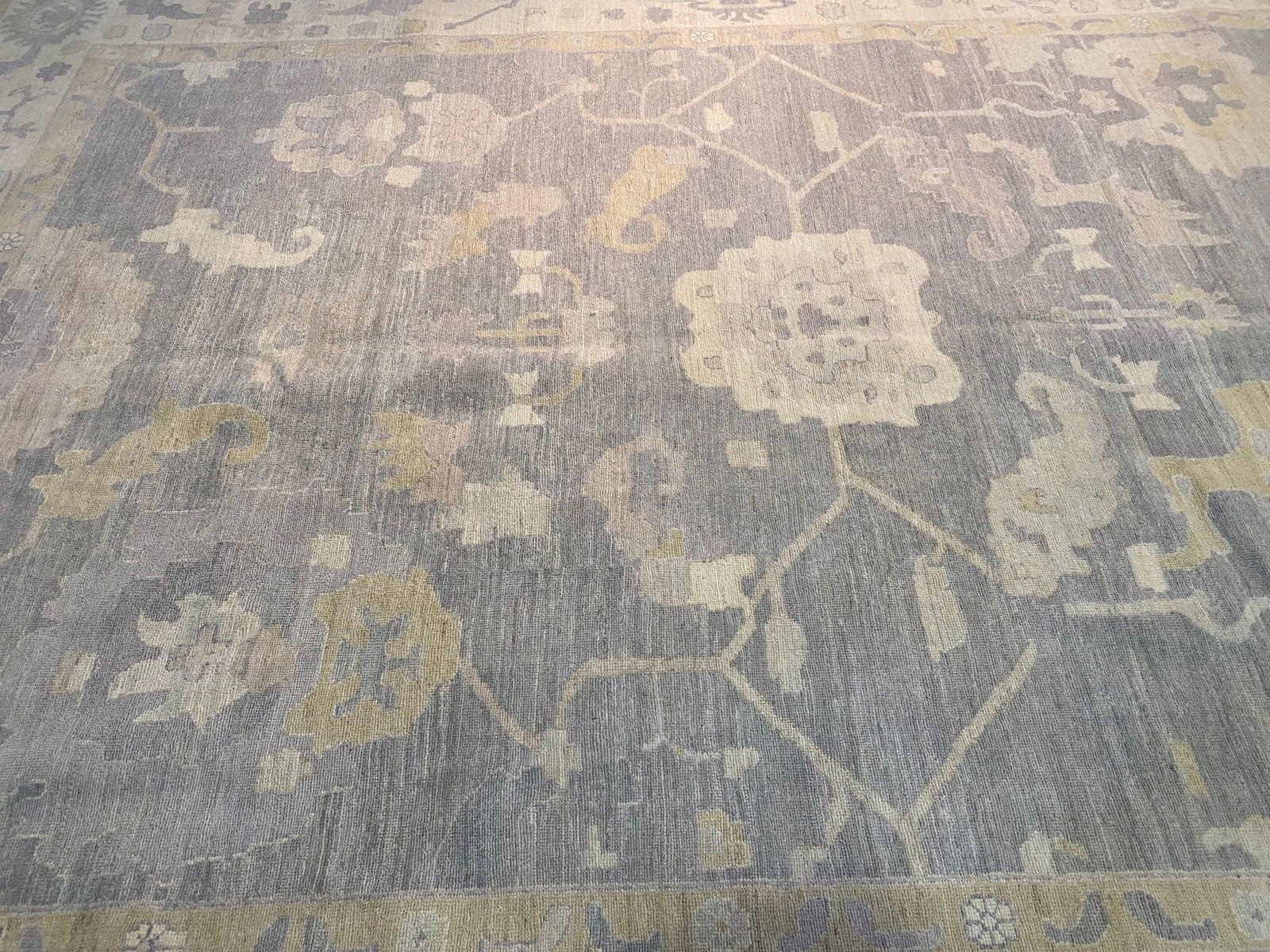 Magnificent Oushak Rug 9.1x12' - 7