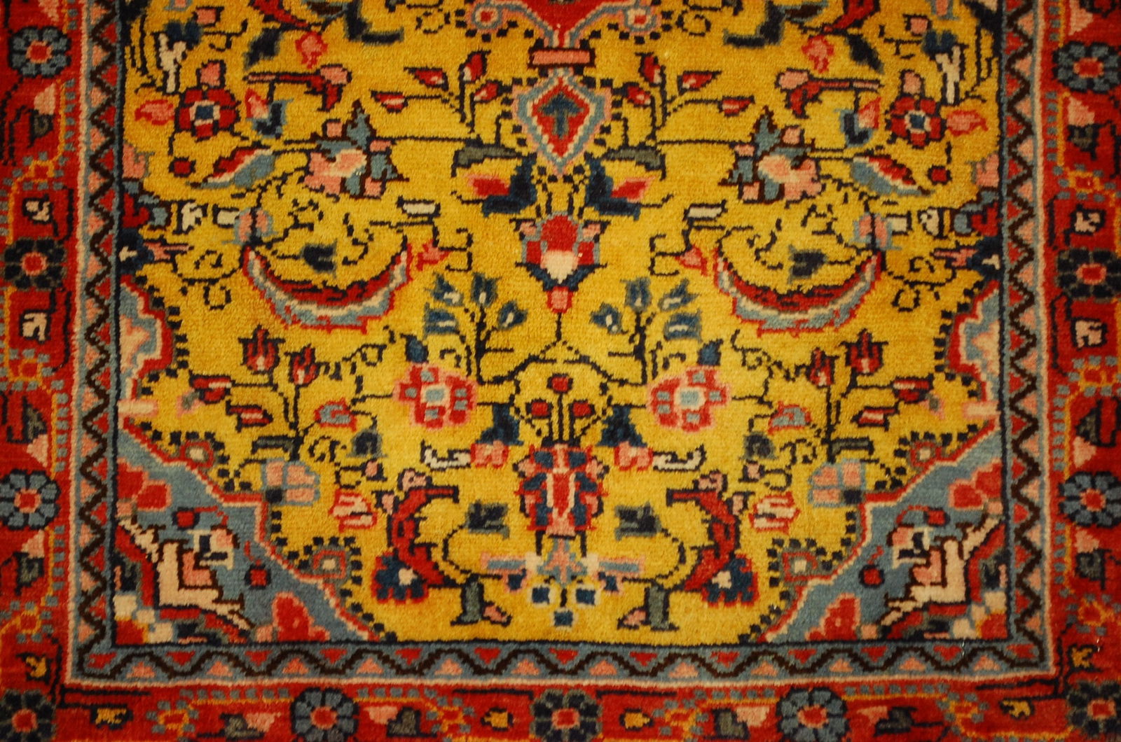 Persian MALAYEER RUG 2'2" x 3'1" - 4