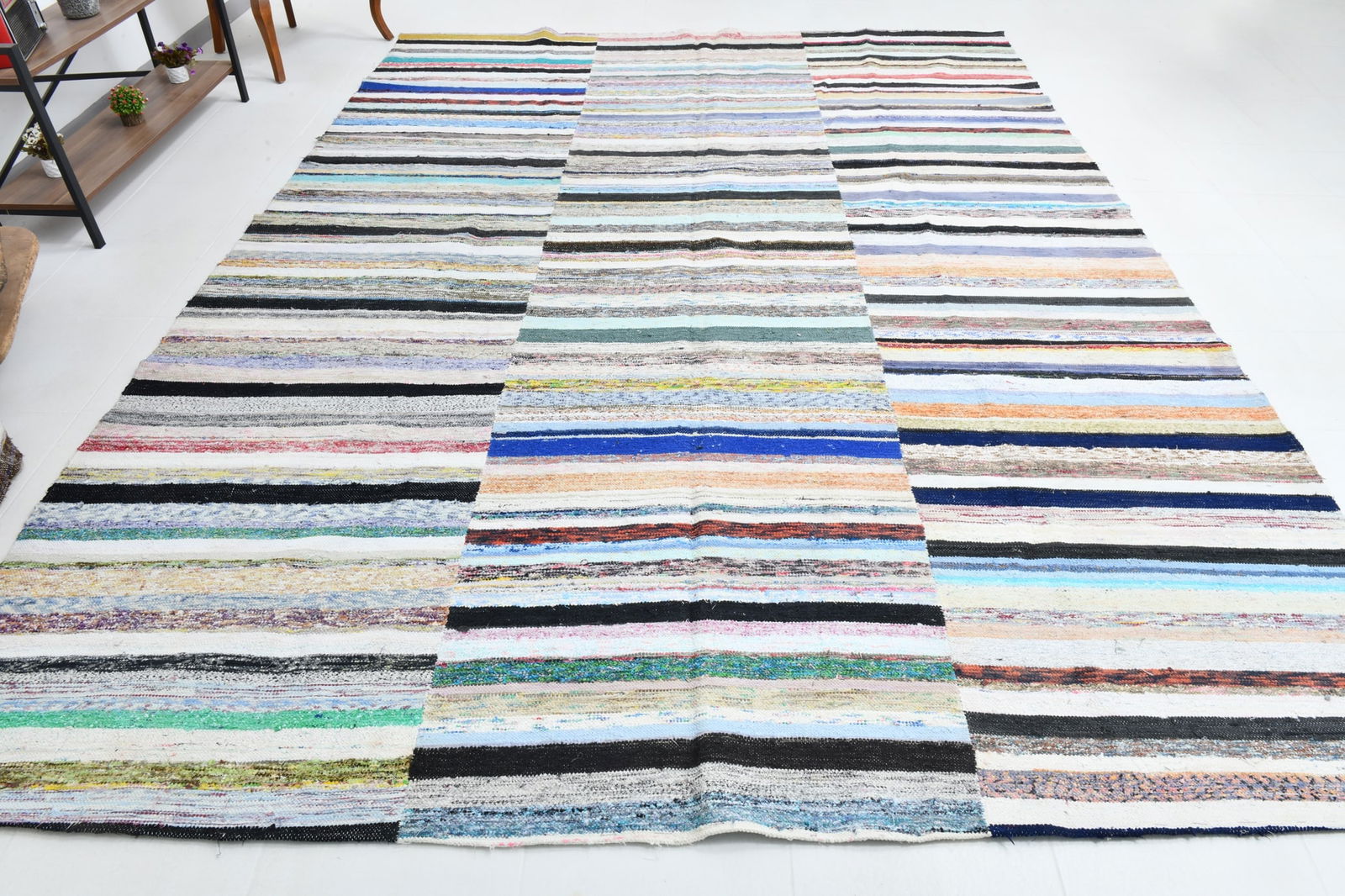 9'2'' x 12'4'' Turkish Flatweave Kilim Rug - 60575 - 5