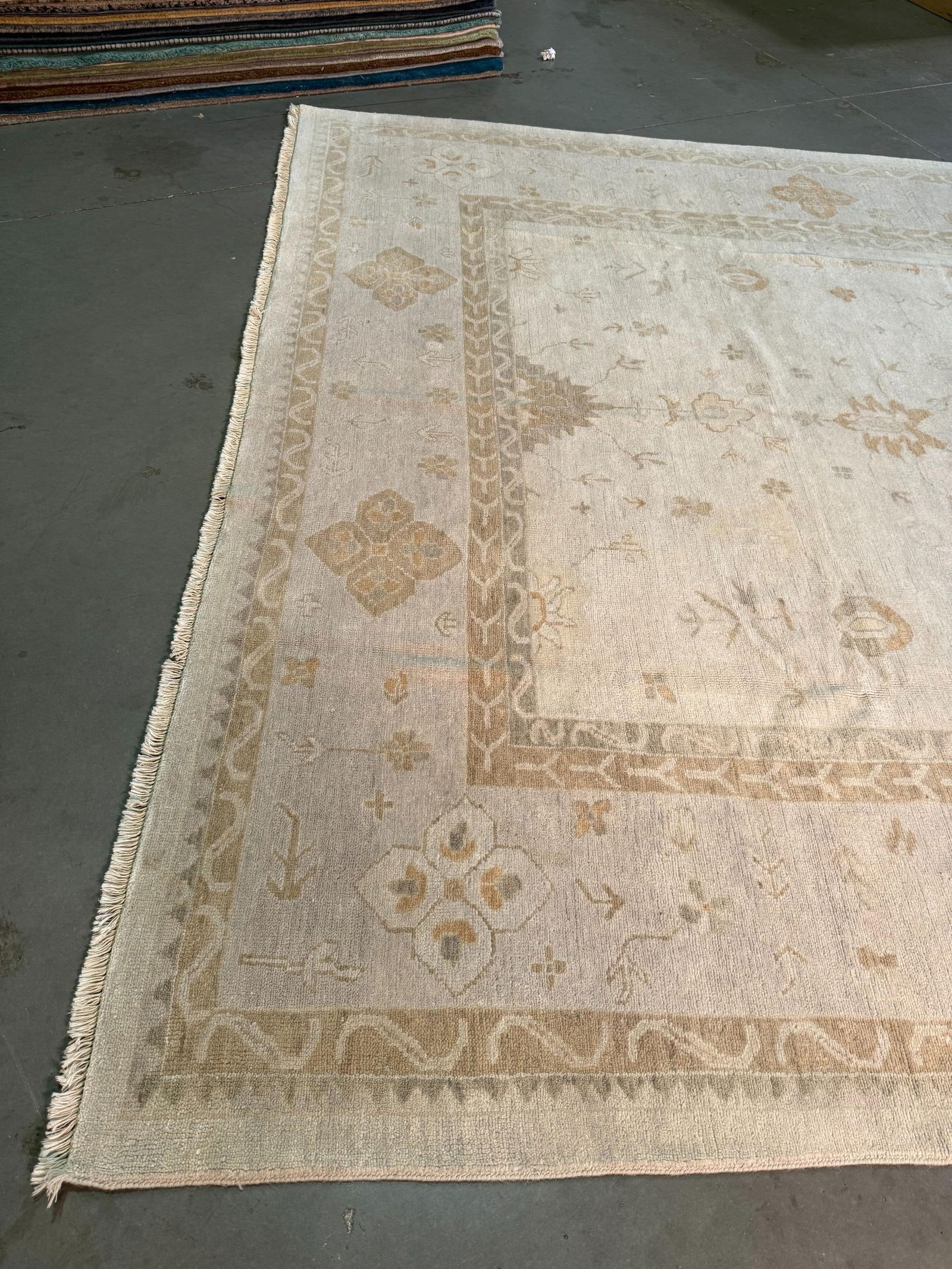 Exquisite Oushak Rug 8.7x11.2 - 8