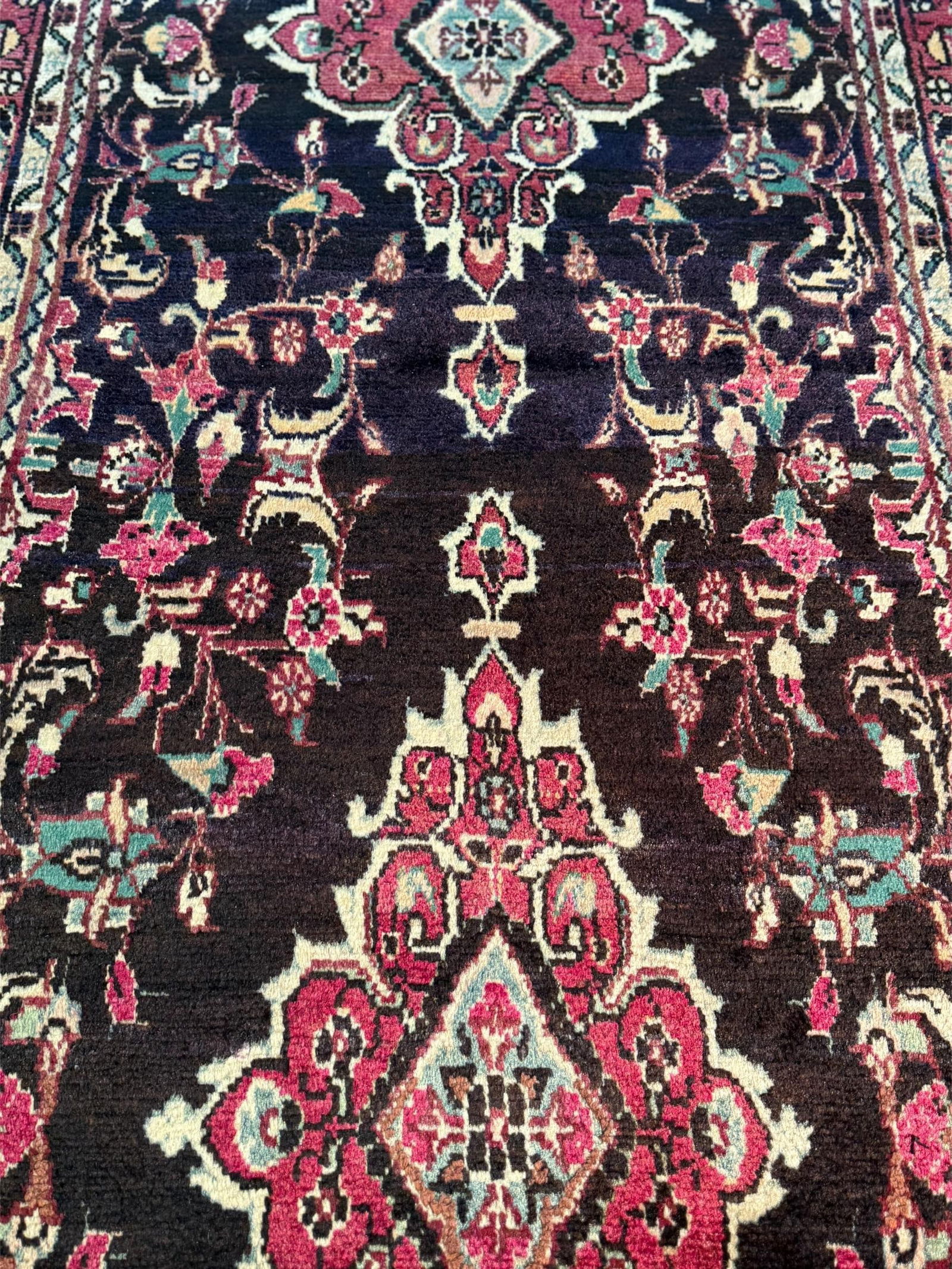 Magnificent Persian Hamedan 3.4x9.9 - 4