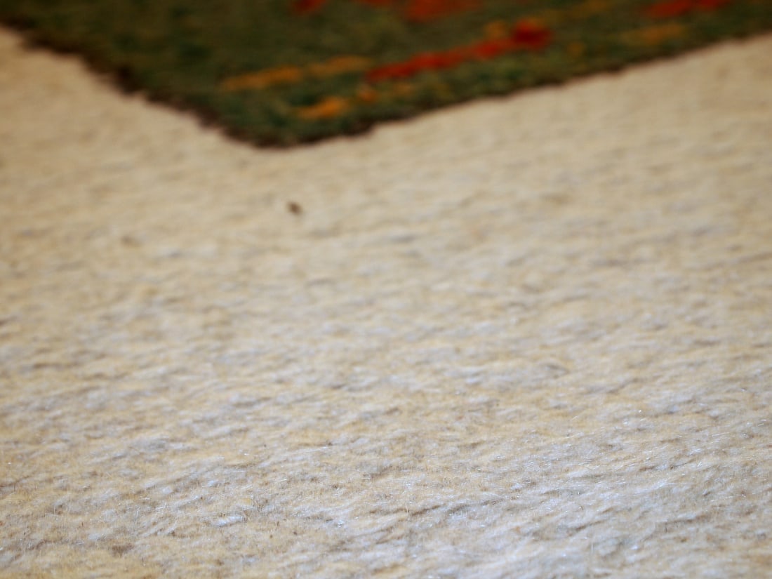 Handmade vintage Persian Gabbeh rug 4.6' x 7' ( 140cm x 215cm ) 1960 - 13