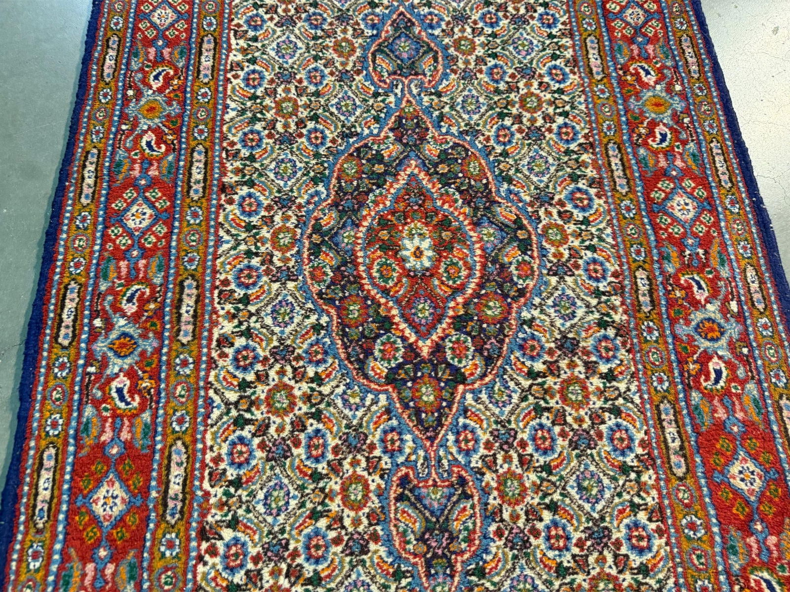 Fine Persian Tabriz Runner 2.7x15.8 - 7