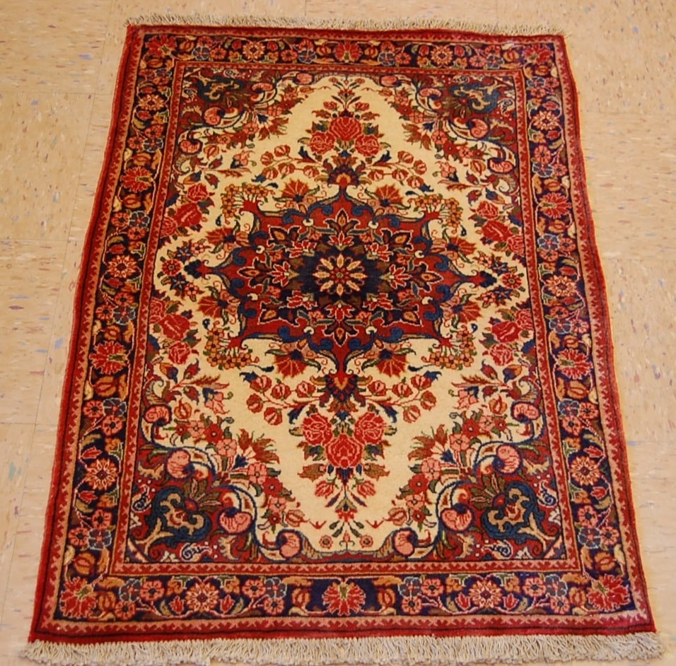 PERSIAN SARUK RUG 2'3" X 3'6" - 2
