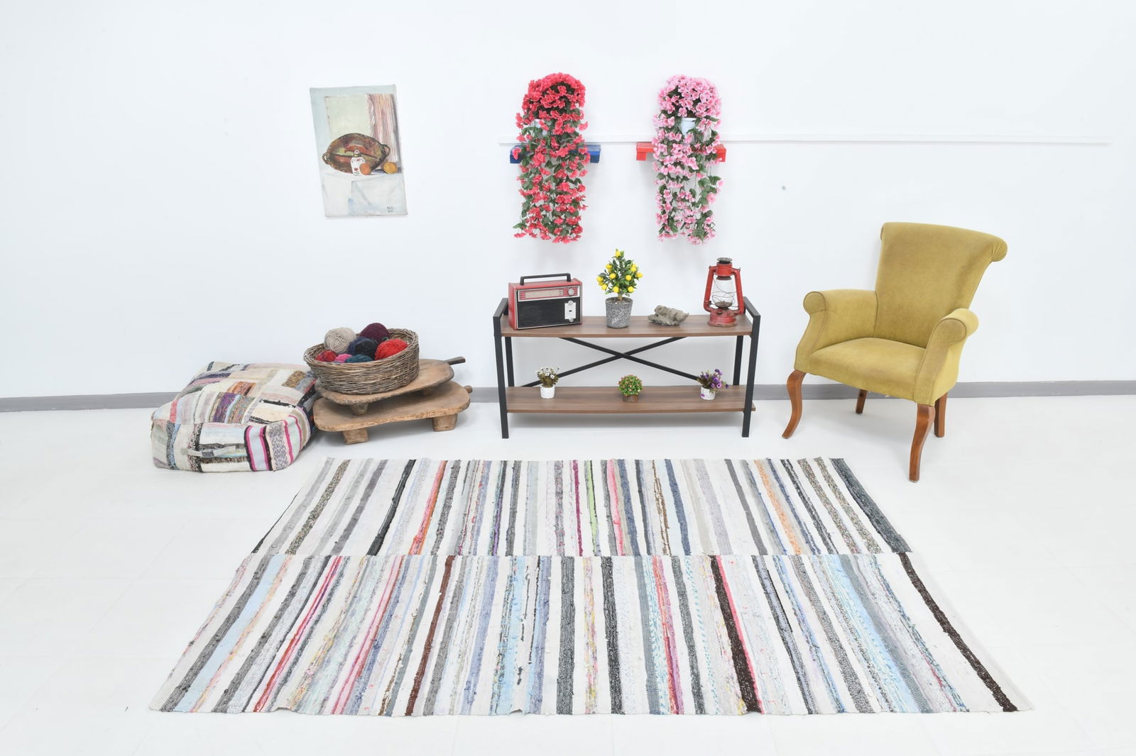 5'0'' x 7'9'' Turkish Flatweave Kilim Rug - 60540 - 2